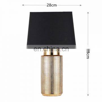 Nordic Living Room Ornaments Cylindrical Ceramic Lamp Retro Unique Black Table Lamp photo-6