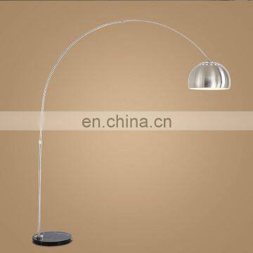 China Supplier Modern Style Design Steel Shade Living Room Reading Light Floor Lamp