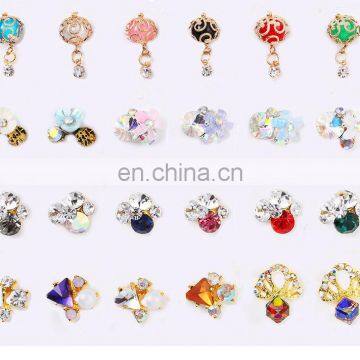 different shape fashion stud nail rhinestone alloy nail art 3d nail art rhinestone