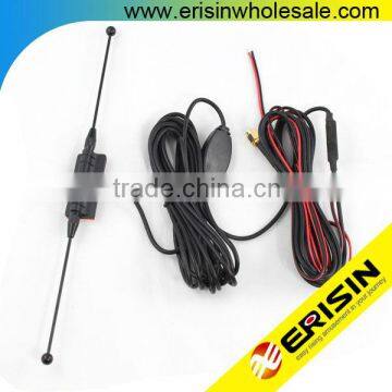Erisin ES097 Waterproof Car Digital TV Antenna built with Amplifier SMA Plug