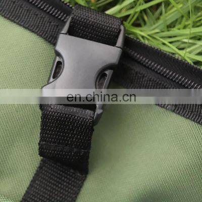 Custom Camouflage Fishing Hanging Waterproof Tackle Backpack Storage Fishing Tools Waist Bag 600D Nylon Fishing Tackle Storage Tote Bag photo-4