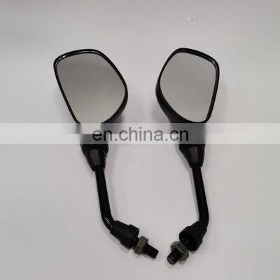 ISO certified white glass lens rearview mirror is suitable for both sides of BAJAJ PULSAR motorcycle body