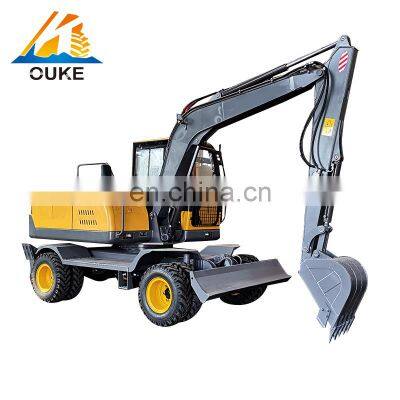 8.5T Wheel Digger Excavator, Wheel Excavator for Sale photo-3