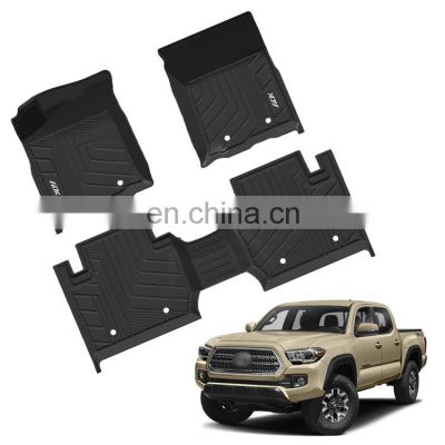 2016 2017 2018 2019 2020 Custom Logo Winter Waterproof Snow Bacterial Design Tpe Car Mats Floor Mat For Toyota Tacoma Regular//