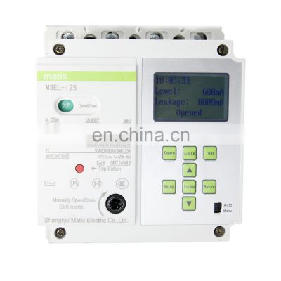 Smart recloser 125a MCCB remote control circuit breaker with RS485 Control