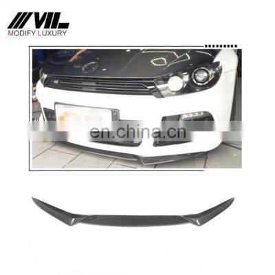 3 Pics/set Carbon Fiber Front Lip for VW Scirocco R 09-14