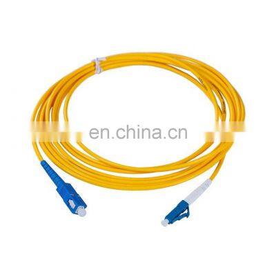 3 meters SC LC Simplex Single mode G652D Fiber Optic Patch cord sc/upc-lc/upc fiber patchcord