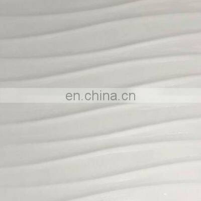 2020 white wavy 300x600 bathroom ceramic wall tile GWD145