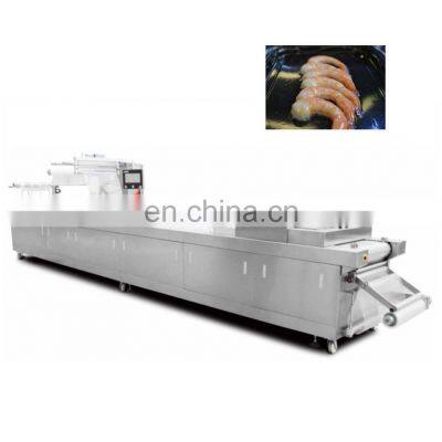 Seafood Fish Fillet Tilapia Mackerel Pangasius Fish Fillet Automatic Vacuum Packing Machine