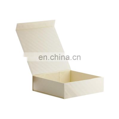 New design custom cardboard paper folding packing box for gift flower packaging boxes lid boxes with magnetics and ribbon