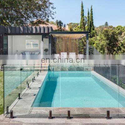 Glass Balustrade Frameless Tempered Glass Railing for Balcony, Stair, Pool fence