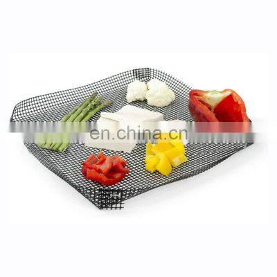 2022 Factory Supply Tabletop Baking Round Under Floor Nonstick Mesh BBQ Grill Mat photo-2