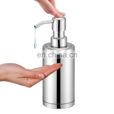 300ml 400ml 500ml Stainless Steel Dispenser Bottle Soap Bottle with Lotion Dispenser Pump