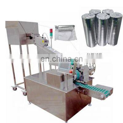 Tube filling machine series effervescent tablet wrapping with foil machine