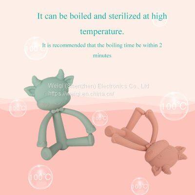 Baby Teether Toys Teething Cow Sheep Teething Toy by Weiqi photo-3