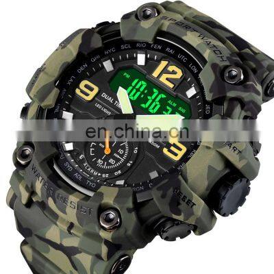 1637 SKMEI Digit Wrist Watches Relojes Sports Electronic waterproof Military Watch Man camo