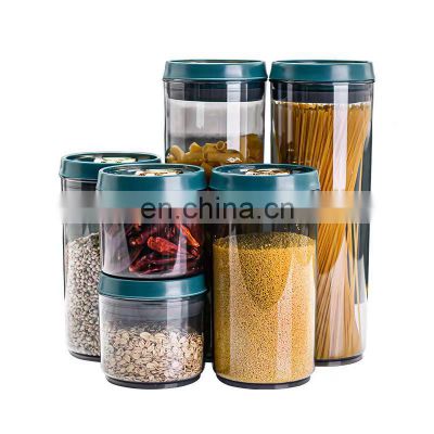 Wholesale Plastic Food Container 3 Piece Kitchen Pantry Organization Airtight storage containers kitchen canister set