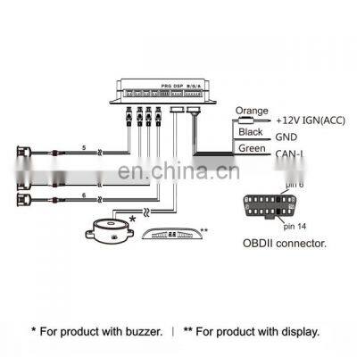Promata High Quality CANBUS Front Parking Sensor,58 Khz photo-5