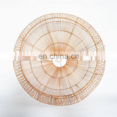 Unique Wicker Rattan Lampshade Boho Style Round Shape Spherical Hanging Pendant Vietnam Cheap Wholesale photo-3