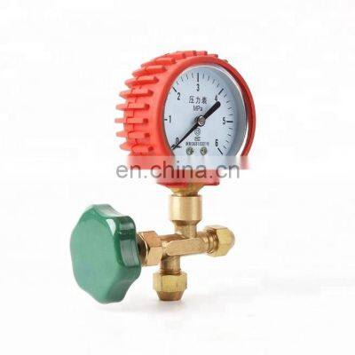 HVAC Refrigeration System Auto Air Conditioner AC Charging R134A R22 R12 R502 R410A R404 CT-488 Brass Single Manifold Gauge Set photo-4