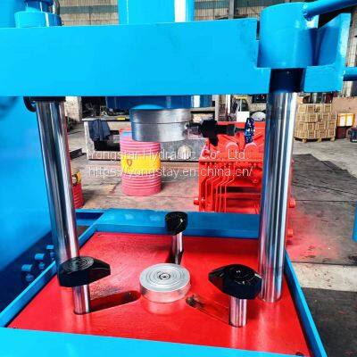 Manual Control YFT-B100 Vertical Valve Pressure Testing Machine for Flange Welding Threaded Valve Test photo-5