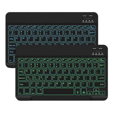 Custom Wireless Keyboard Backlit Rechargeable for Ipad Phone Table RGB Keyboards