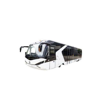 Multiple Doors 100 Passengers Airport Shuttle Feeder Bus Front Engine 14m Automatic Transmission Shuttle Bus
