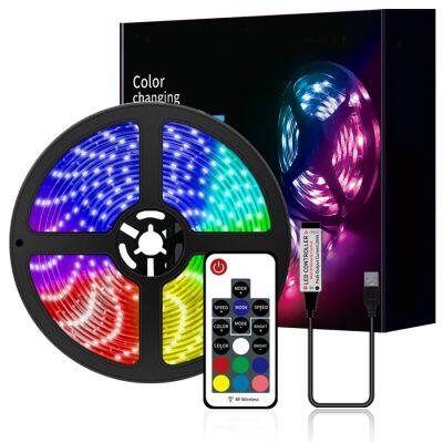 IP65 5050 30leds/m waterproof flexible led strip light with ir 17 keys remote controller