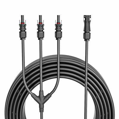 Solar PV Panel 1500V DC Smart branch wire 3 in 1 cable harness