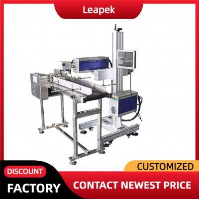 Co2 Flying Laser Marking Machine 200m/min 30W No Consumables Metal Mark Number Picture Mark