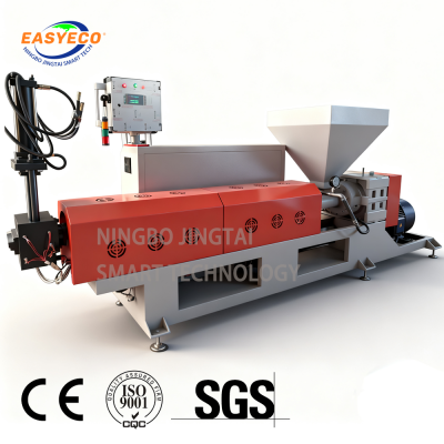 Two stages plastic recycling machine