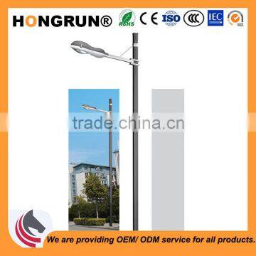 Simple style Single-arm street lamp pole offered OEM service for outdoor lighting