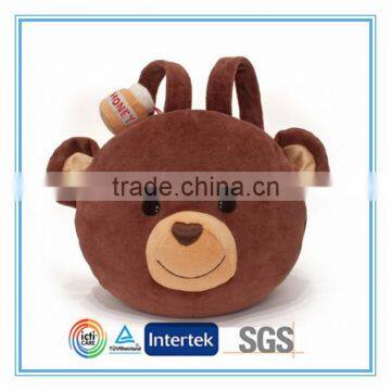 Kids toy bear head Candy backpack