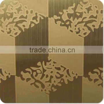 ti golden stainless steel decoration plate best product for import