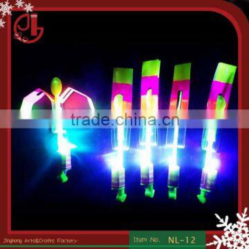 Toy Gift Slingshot Led Flying Arrow Helicopter