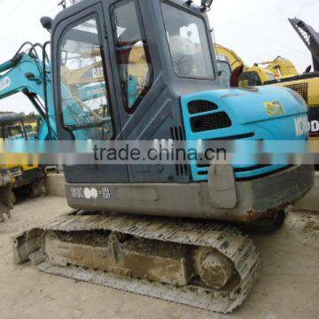 SK55 mini crawler excavator used SK55 5.5t mini crawler excavator second hand kobelco SK55 5.5t mini crawler excavator