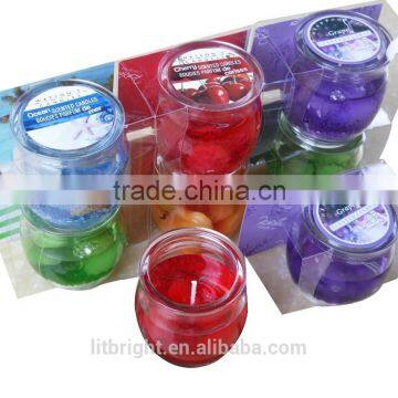 glass cup candles