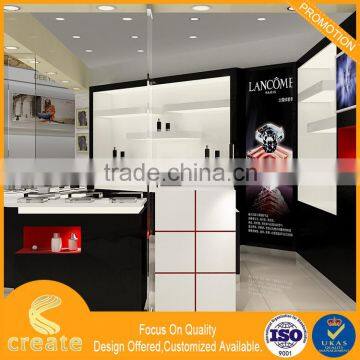Modern Wall Mount Glass Cosmetic Shop Display Counter Design From Guangzhou China photo-2