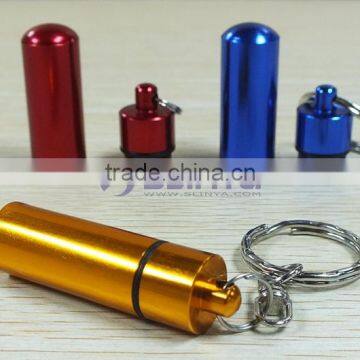14mm Diameter OEM Factory Waterproof Mini Container Alloy Pill Box photo-5