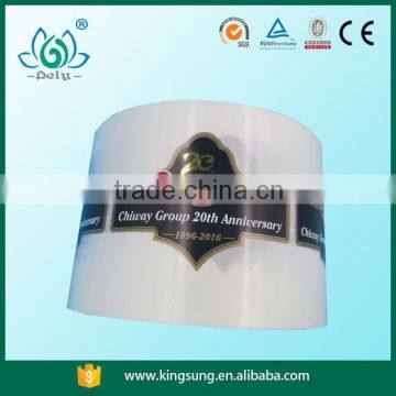 Adhesive Die Cut Gold Stamping Wine Label Stickers photo-3