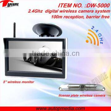 DW-5000 5inch Digital Signal Wireless Backup Camera System With Stable Signal