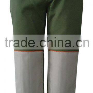 men's Garden pants with contract color knee pad