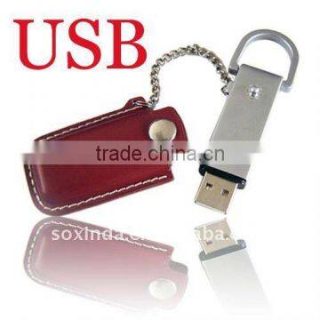 Rectangle Usb Flash Memory, Leather Usb from USB Factory