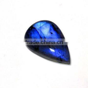 SUPERB QUALITY Natural Blue Flash Fire Labradorite Cabochon Pear Shape 23X35MM Approx Good Quality On Whole Sale Price