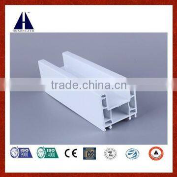 2 tracks sliding frame white pvc profile