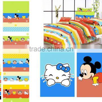 Cotton Fabric for Kids Bed Sheet/Duvet Cover/Pillow Case/trade Assurance