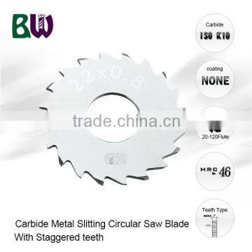 Staggered Teeth TCT Circular Saw Blade For Aluminium Cutting