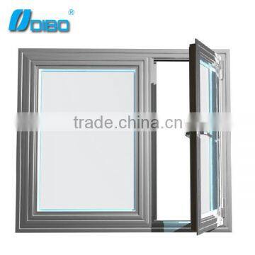 French double pane aluminum glass window