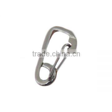 D-shaped Stainless Steel Carabiner Hook