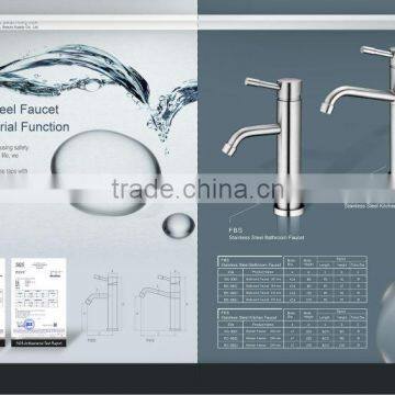 Lead Free Safety Faucet in Solid Stainless Steel Kitchen Sink Faucet photo-2